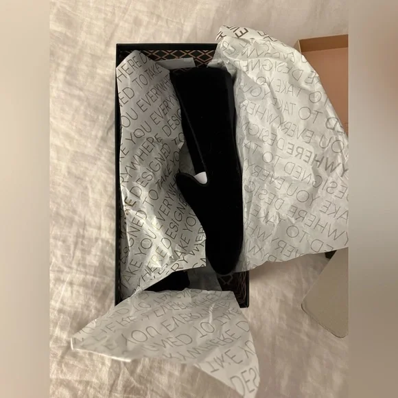 BIRDIES Starling Black Velvet Loafer, size 9.5, New in box - Picture 10 of 15